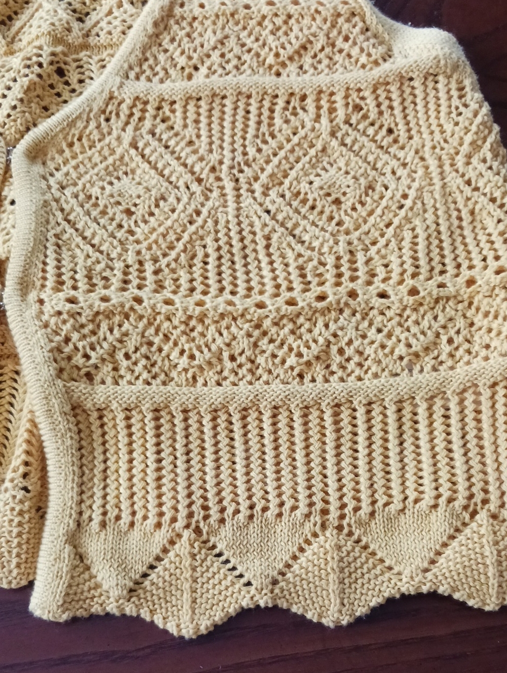 a new day Yellow Crochet Knit Women's Sweater Vest - Picture 4 of 6